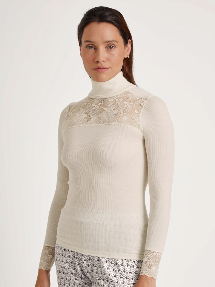 

Лонгслив Calida Shirt, цвет charm cream
