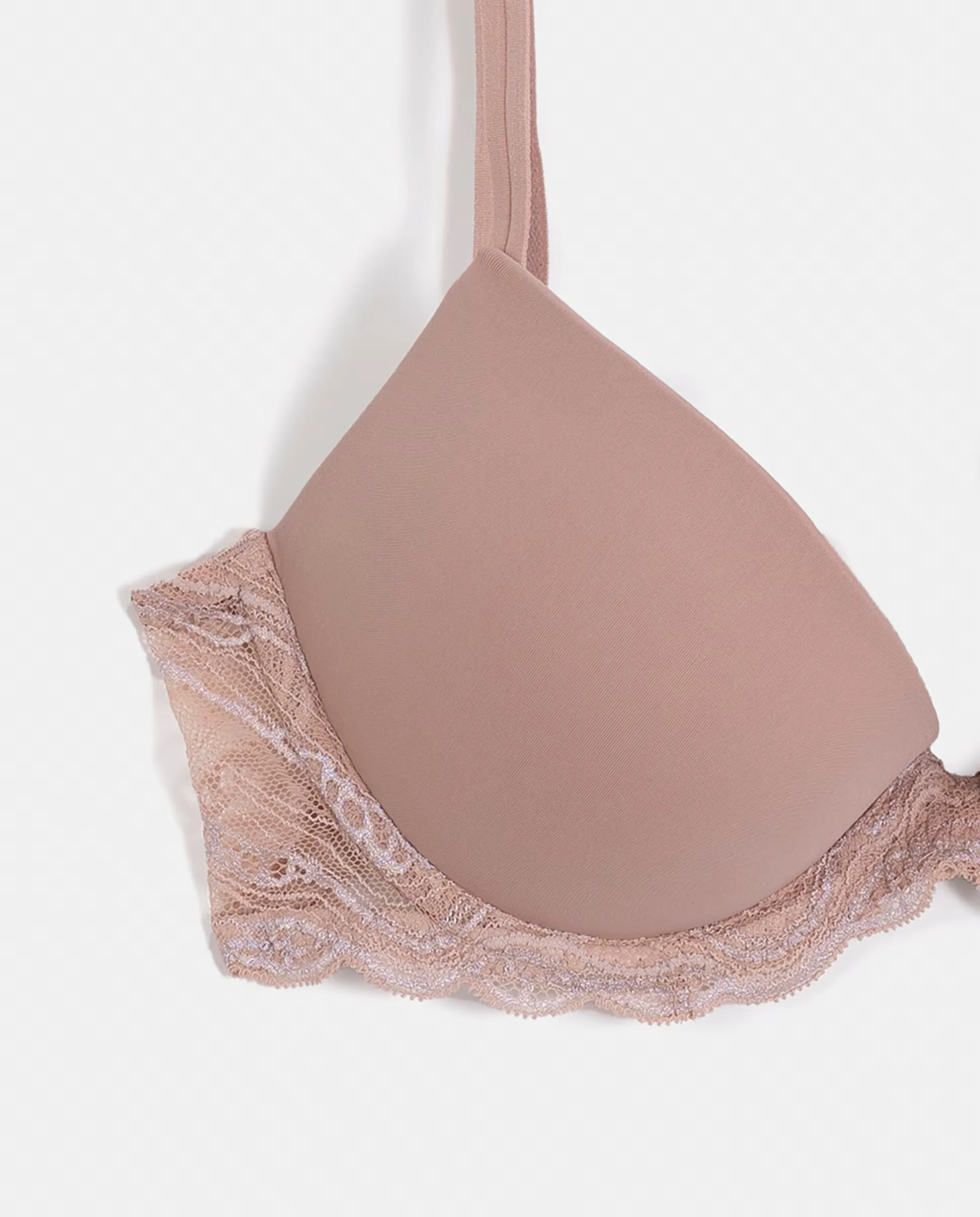 Бюстгальтер с подкладкой SENSUAL STRETCH LACE Calvin Klein, бежевый — фото 2