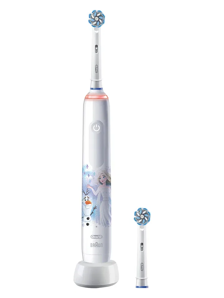 Электрическая зубная щетка Junior Pro Frozen Oral-B Белый — фото 3