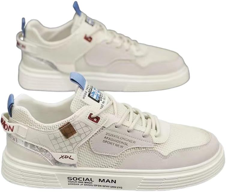 

Мужские сандалии с оберткой на пальцах, дышащие плоские сандалии, пляжные слипоны, повседневные сетчатые сандалии-кроссовки Hchctry, бежевый