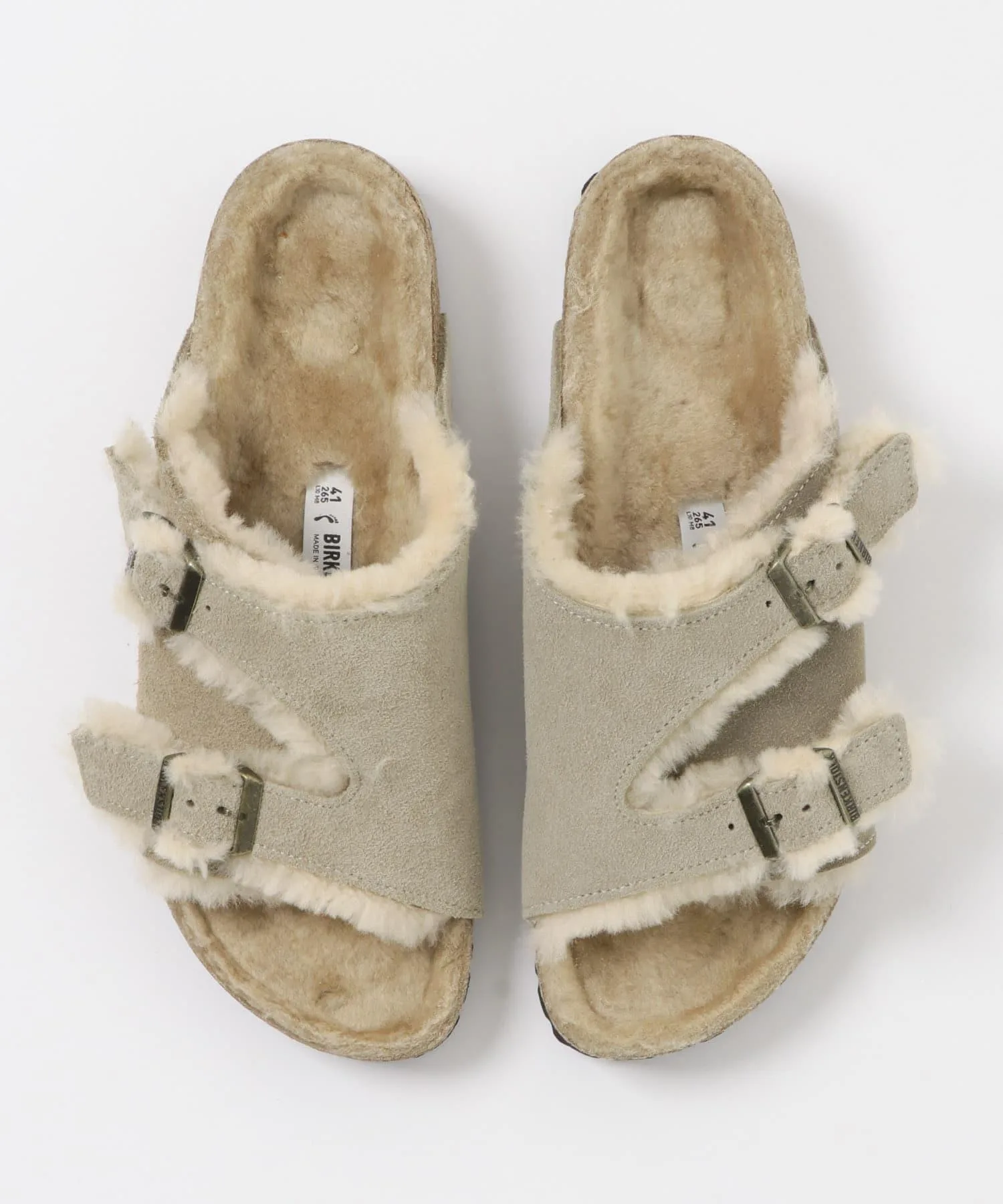 Мужские сандалии BIRKENSTOCK ZURICH SHEARLING — фото 3