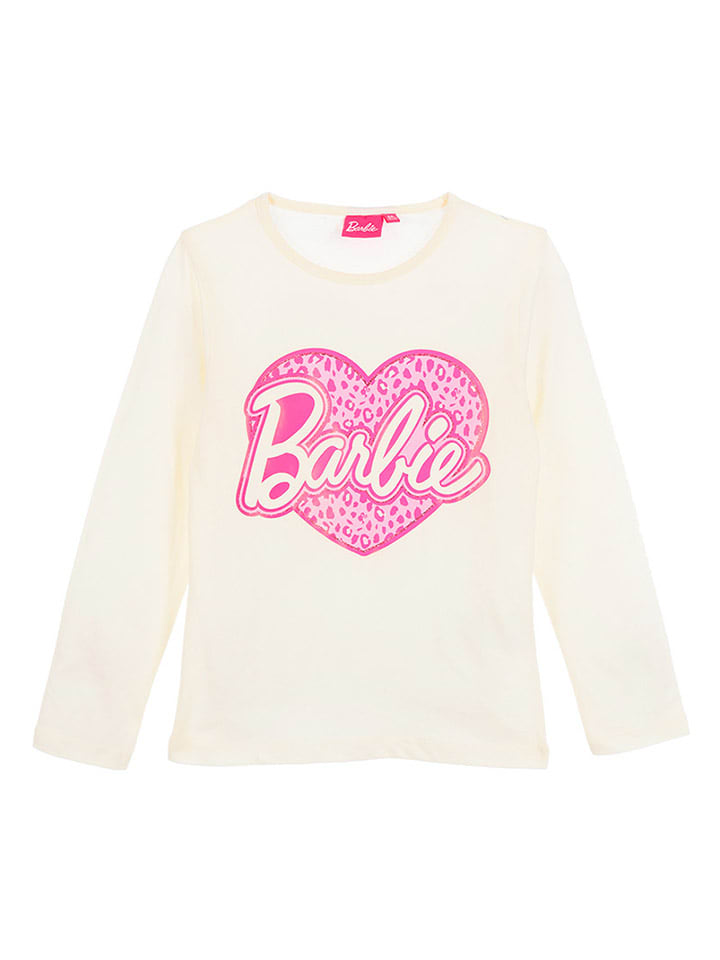 

Лонгслив Barbie Barbie, цвет creme/pink