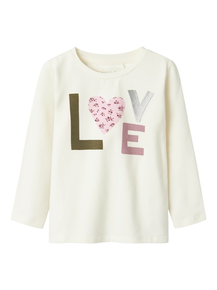 

Лонгслив NAME IT Shirt NMFTHEODORA, белый