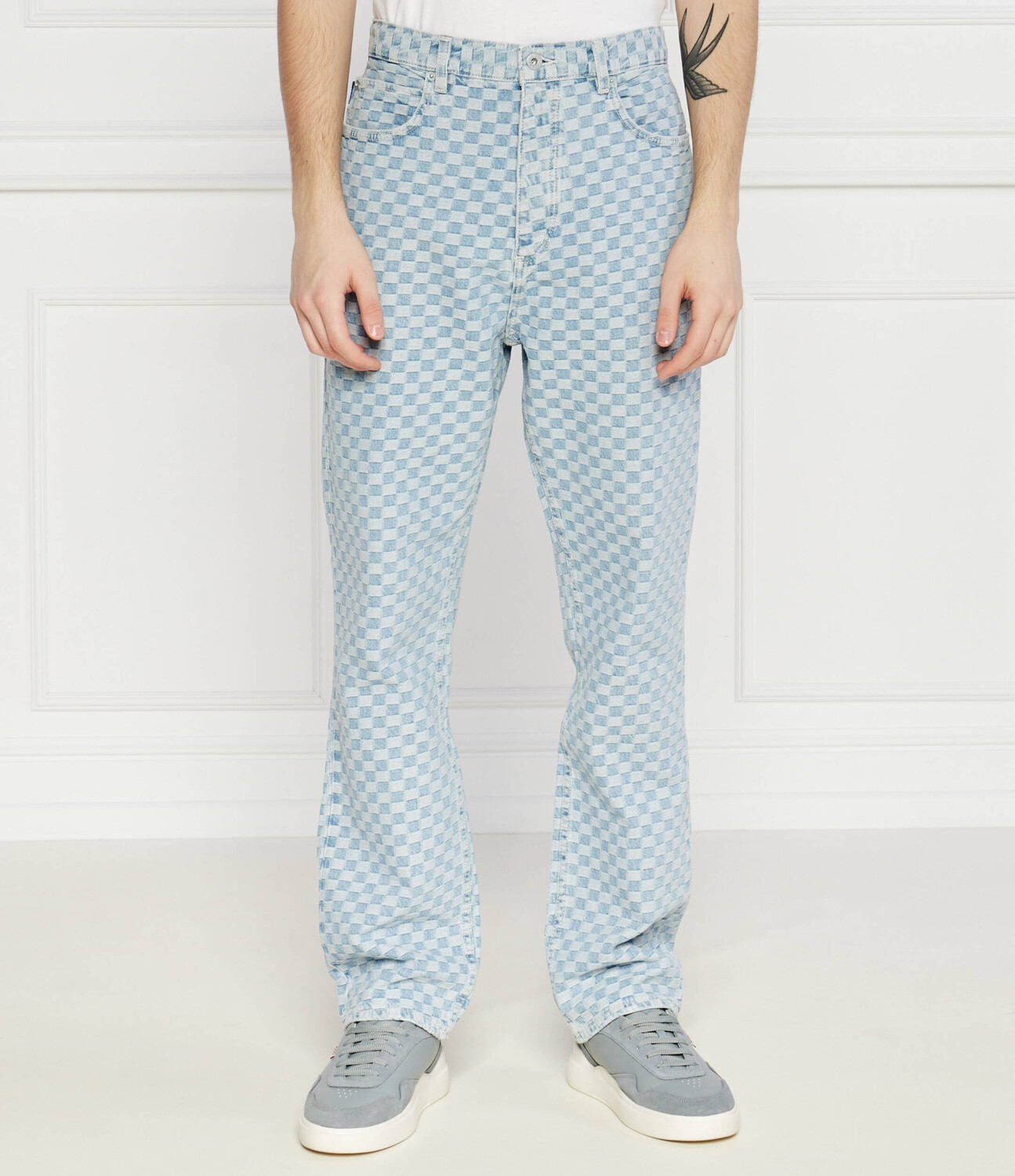 

Джинсы Hugo Blue Nate Loose fit, синий