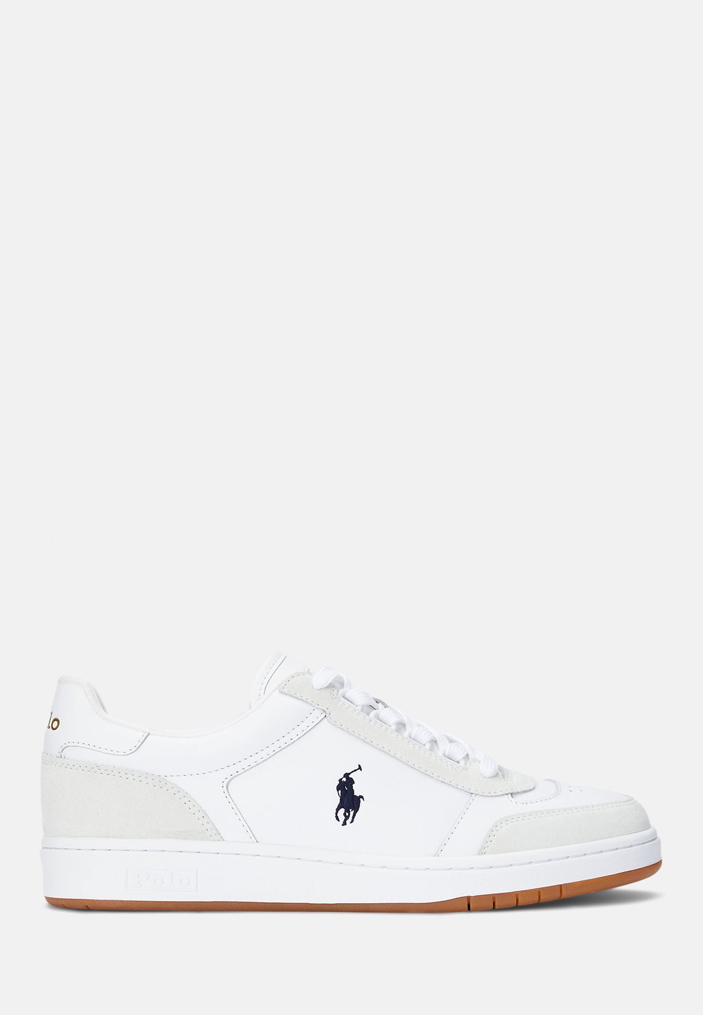 

Кроссовки COURT SPORT LEATHER-SUEDE SNEAKER Polo Ralph Lauren, белый