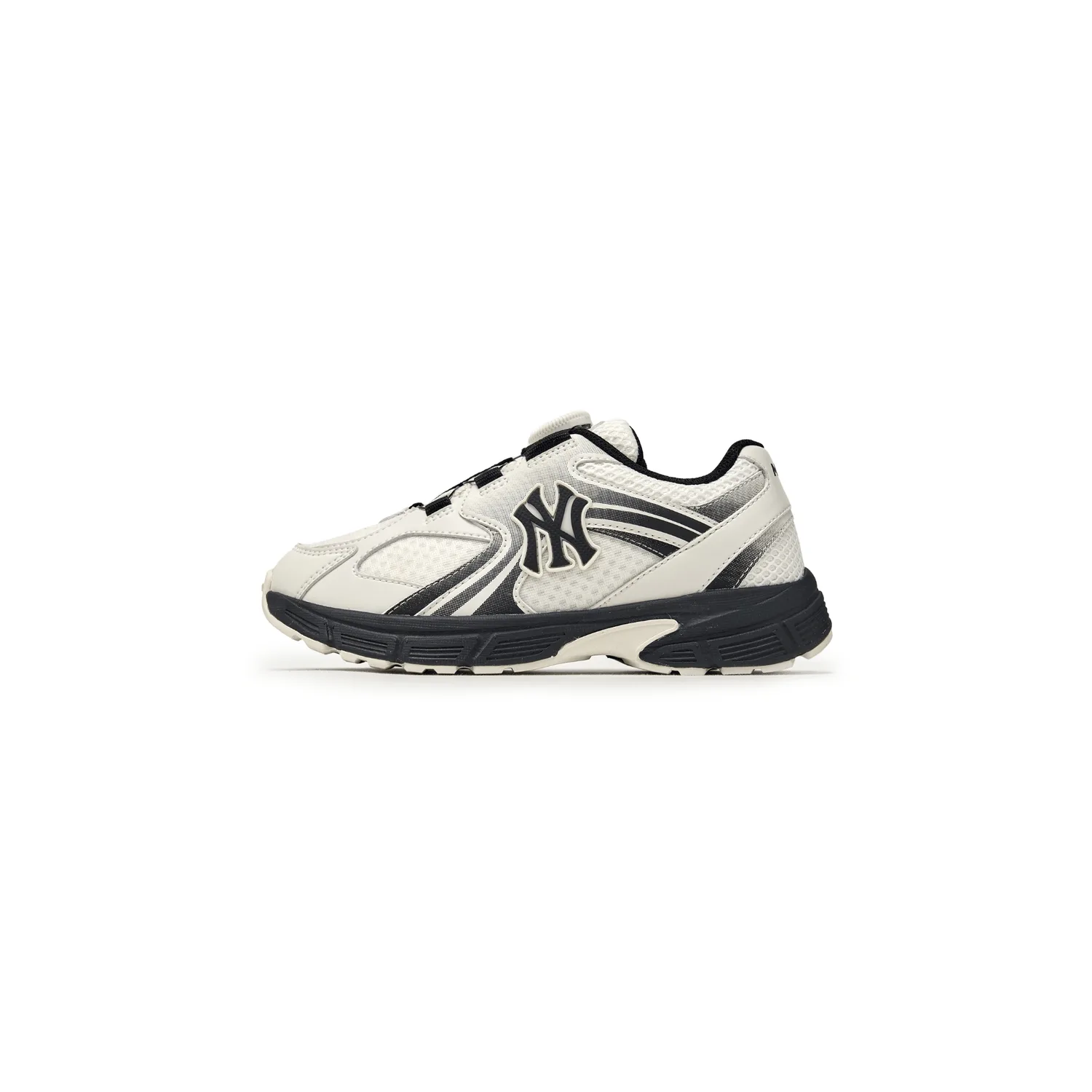 New York Yankees Synthetic Leather, Textile Low top Running Shoes Kids' MLB KIDS, черный