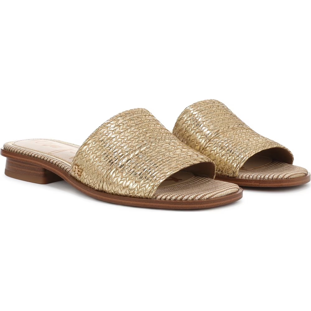 Сандалии-Слайды Sabrina Sam Edelman, золотой
