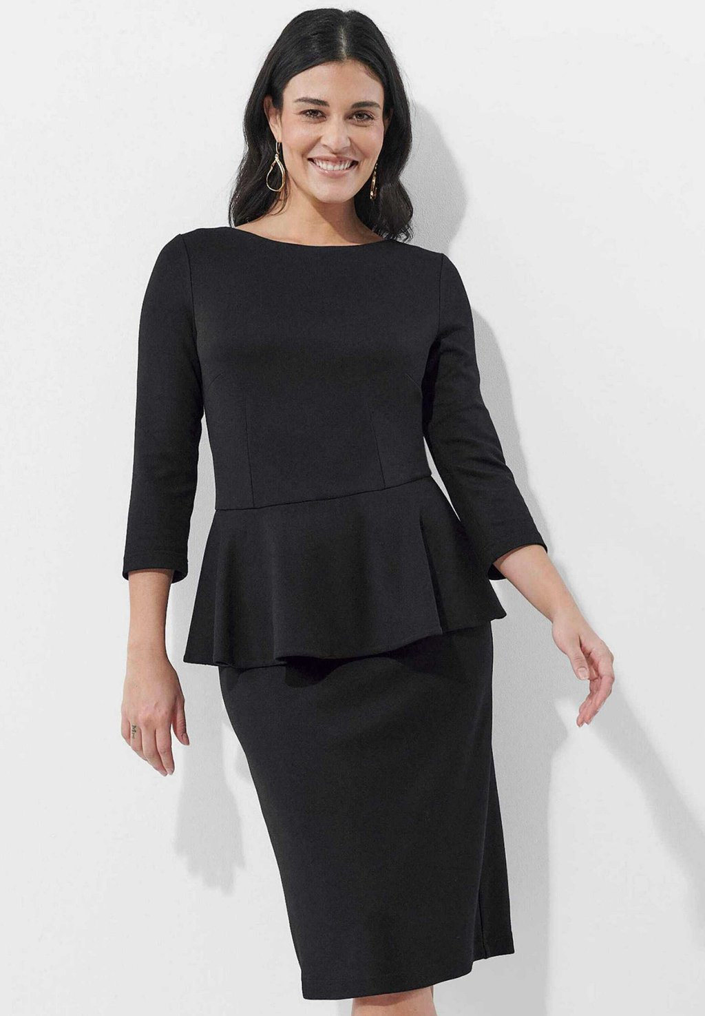 

Платье из джерси Shift dress Alba Moda, черный