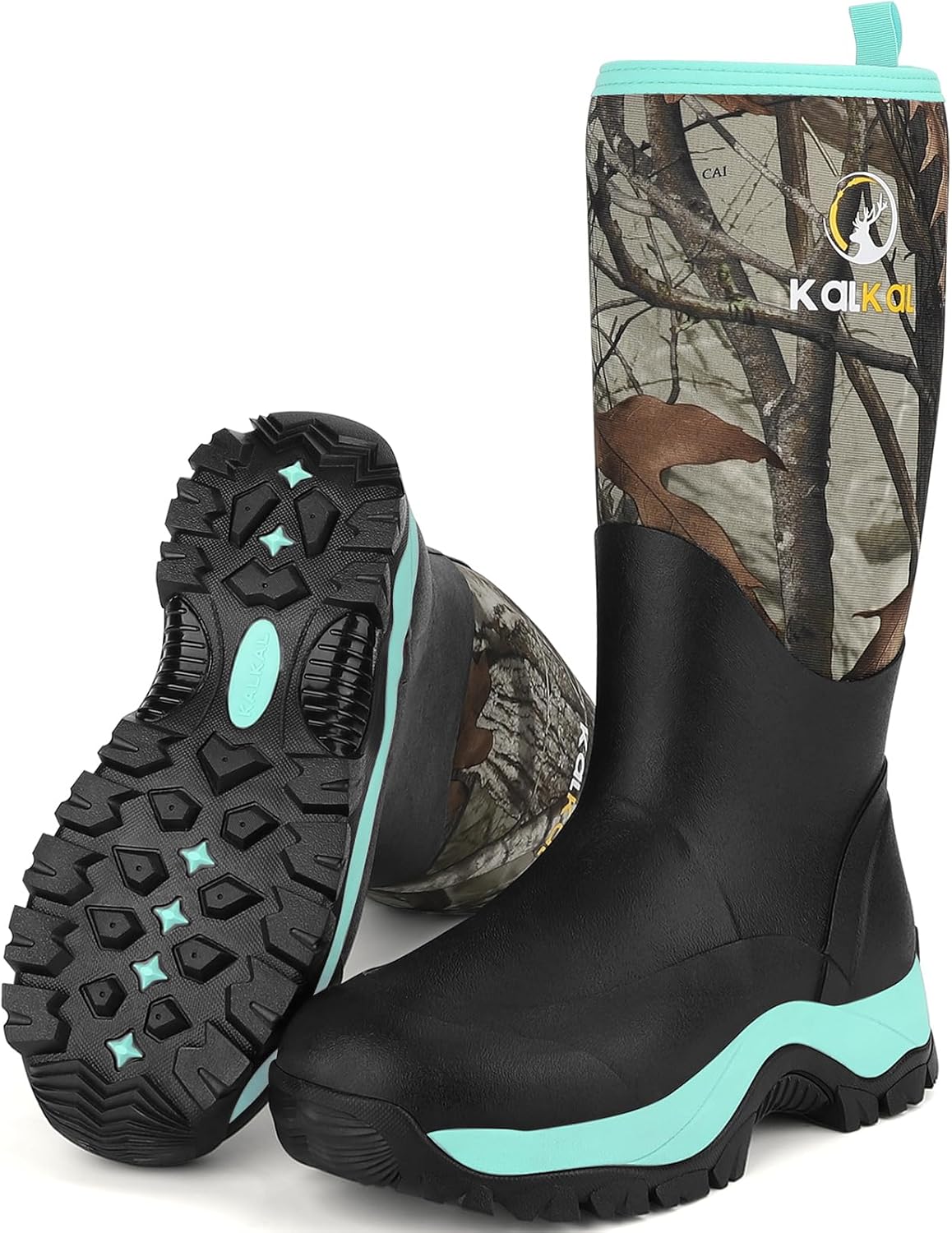 

Резиновые сапоги Kalkal для женщин, утепленные водонепроницаемые охотничьи сапоги для женщин, 6 мм неопреновые камуфляжные охотничьи сапоги, высокие дождевые сапоги для женщин для работы в грязи, садоводства и фермерства, зеленый