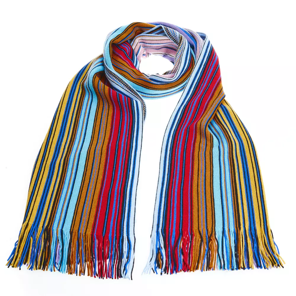 

Многоцветный шерстяной женский шарф Missoni