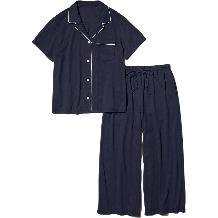 

Женский комплект пижамы UNIQLO, темно-синий