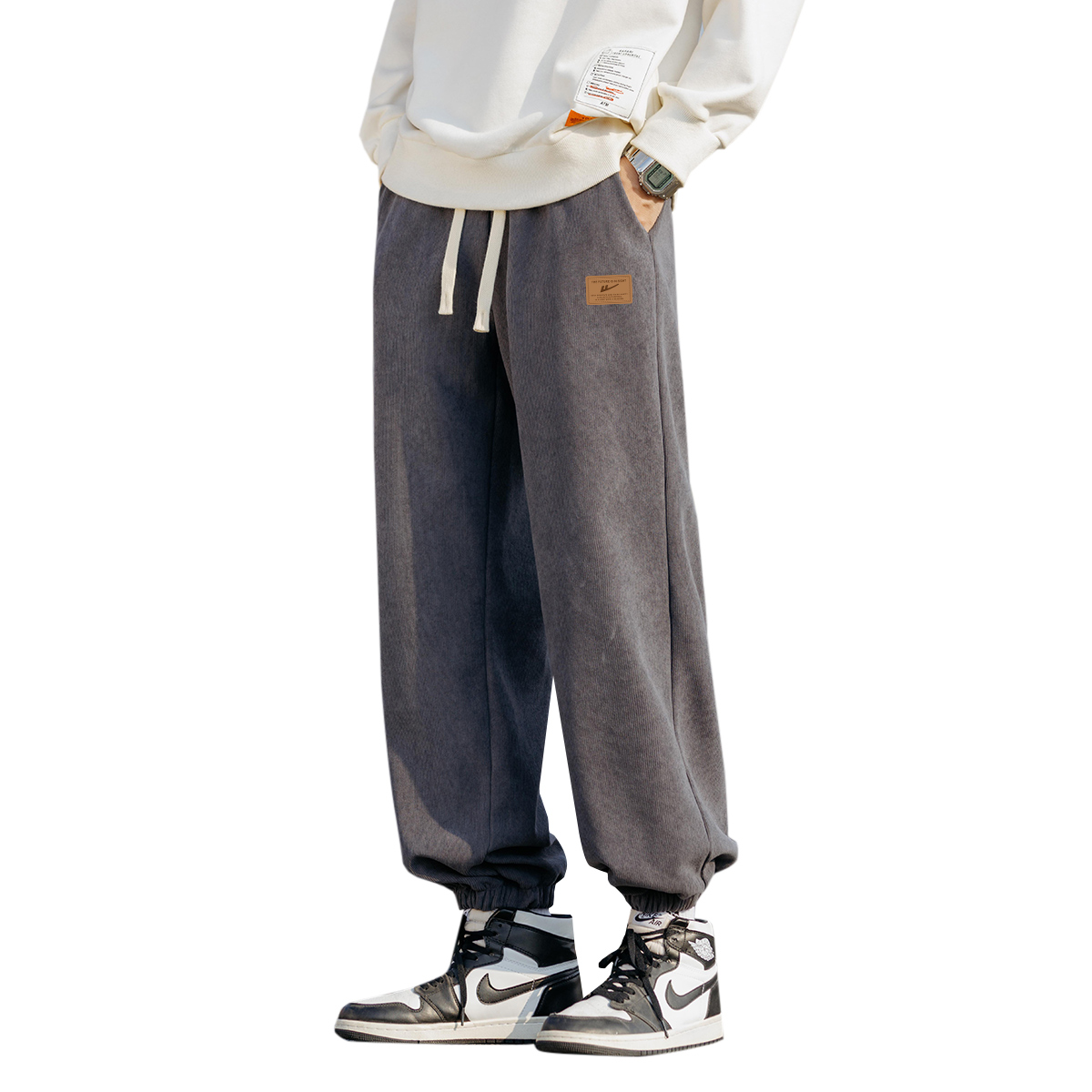 

Вязаные спортивные штаны унисекс WARRIOR, темно-серый