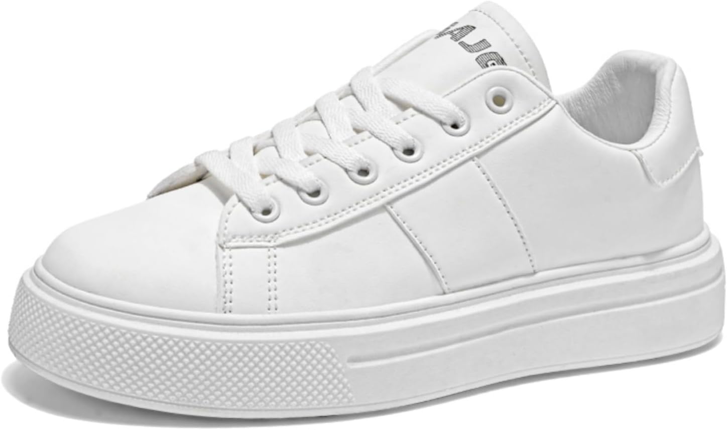 

Белые теннисные кроссовки - верх из синтетической кожи, стелька с эффектом памяти, противоскользящая резиновая подошва - повседневный комфорт для ежедневной носки, тренировок по теннису и городской жизни Kpdwfms