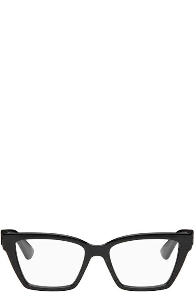 

Черные минималистичные очки «кошачий глаз» Gucci