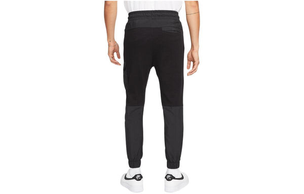 Брюки men's training side pocket bundle feet sports pants/trousers/joggers black Nike, мультиколор — фото 2