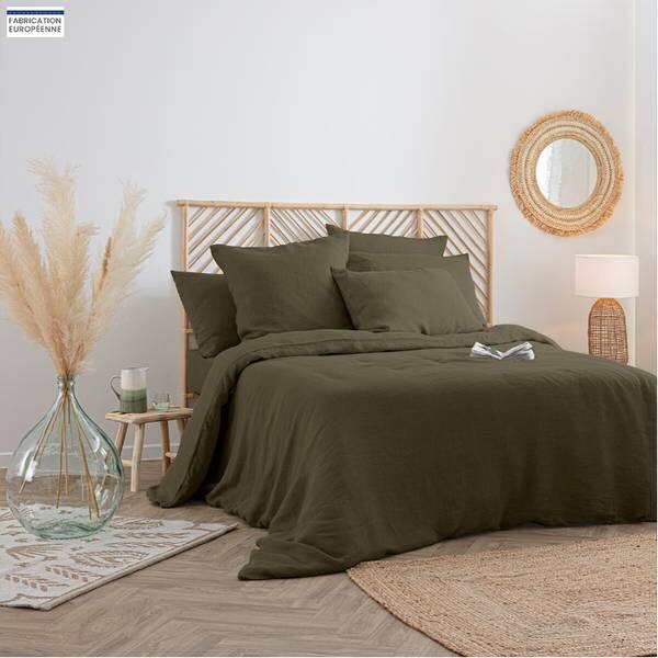 

Пододеяльник Atmosphera Créateur d'intérieur LINAH, 240x1x260 см цвет khaki