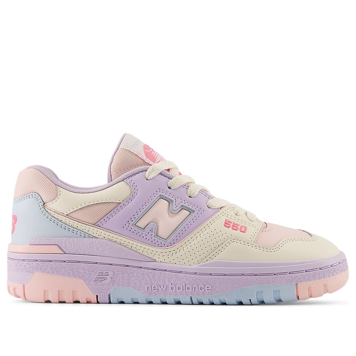 (GS) Детские кроссовки New Balance 550 'Shell Pink Permafrost' — фото 4