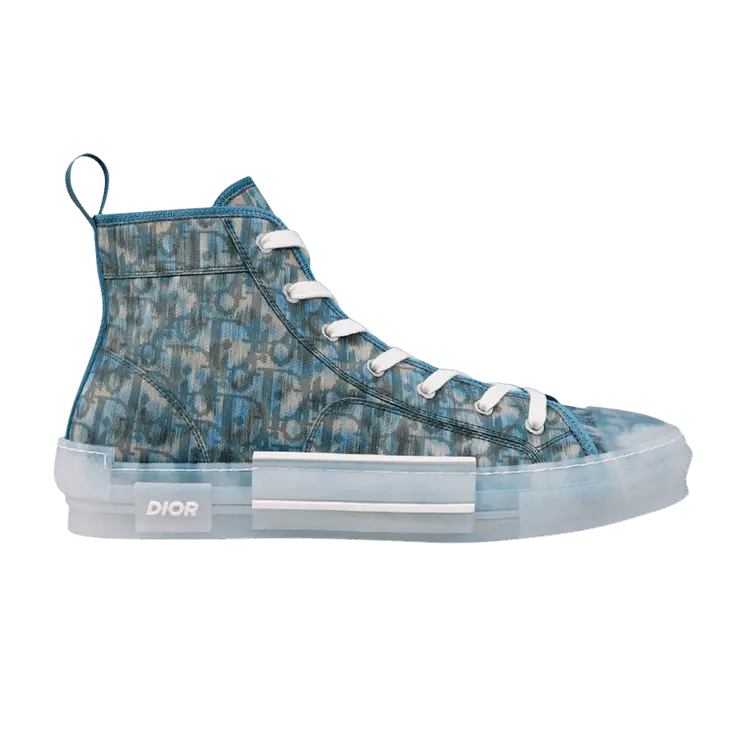 

Кроссовки Parley x Dior B23 High 'Dior Oblique - Blue Ocean Plastic', синий