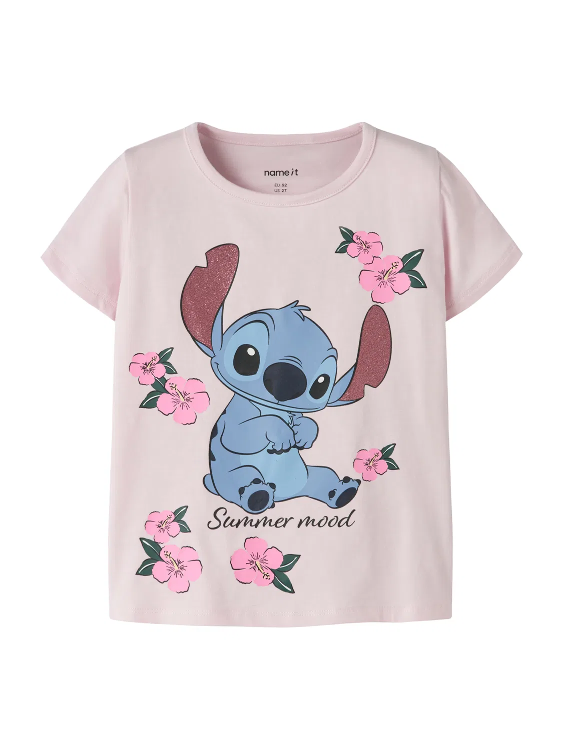 Футболка 'NMFANN STITCH' Name It, Rose/Light Pink