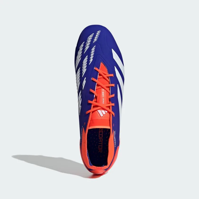 Футбольные бутсы Adidas Predator Elite для мужчин, синий/белый/красный — фото 2