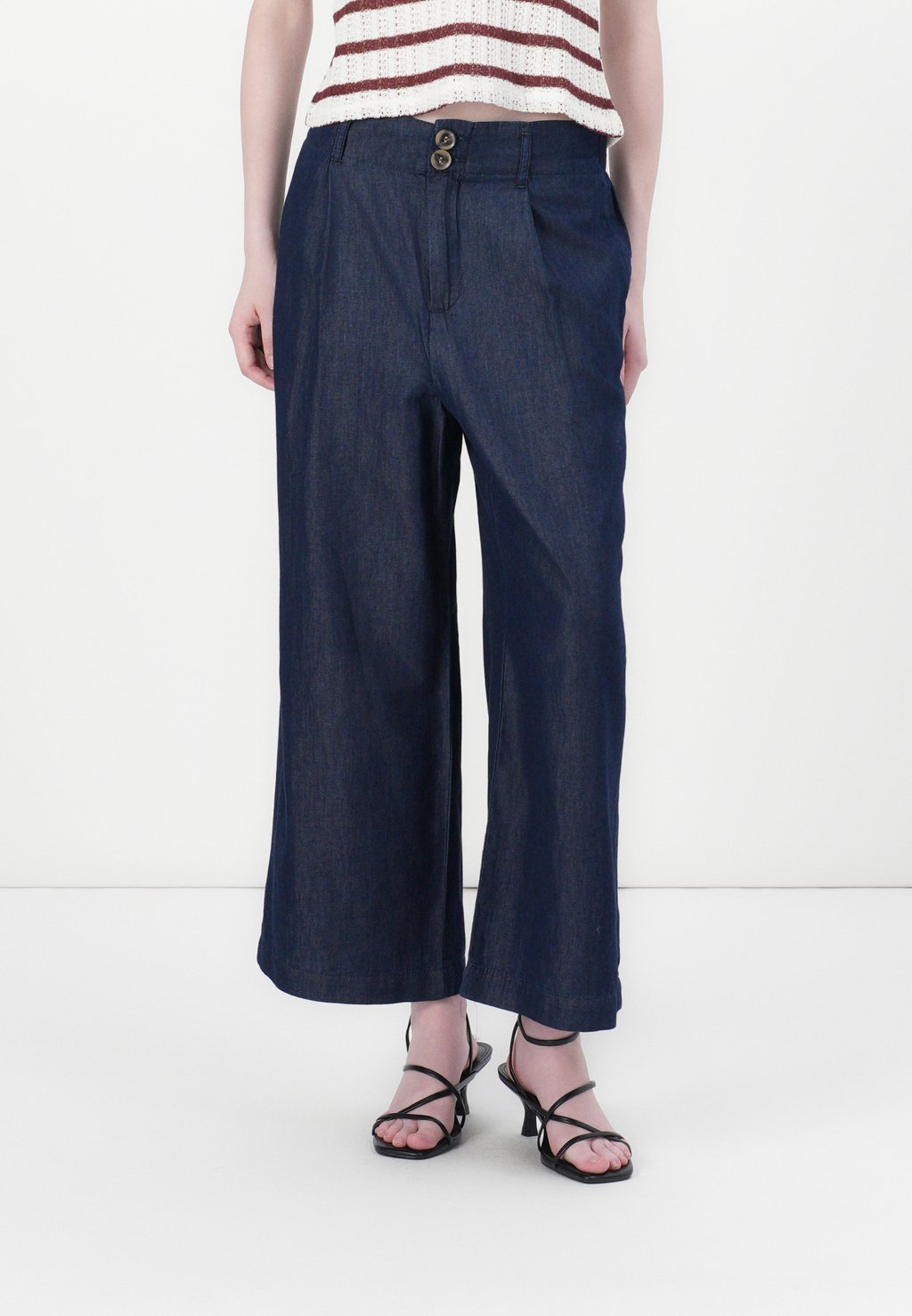 

Брюки ONLBEA WIDE CROPPED ONLY, цвет Dark Blue Denim