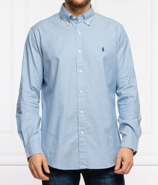 

Рубашка Polo Ralph Lauren Custom Fit, синий