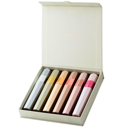 

Полный набор макияжа Goldbox с 6 тушью, ресницами и бровями Rosegold Paris