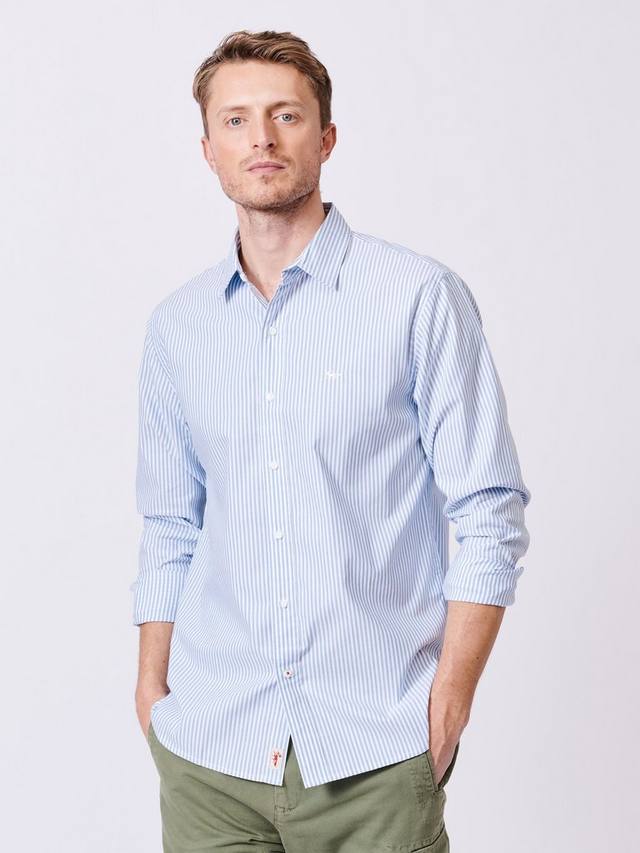 

Рубашка Chase в полоску Aubin, Blue/Multi