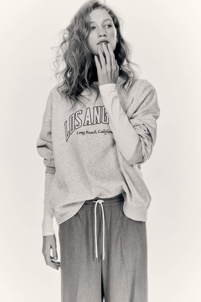 

Толстовка с текстовым мотивом H&M, мультиколор