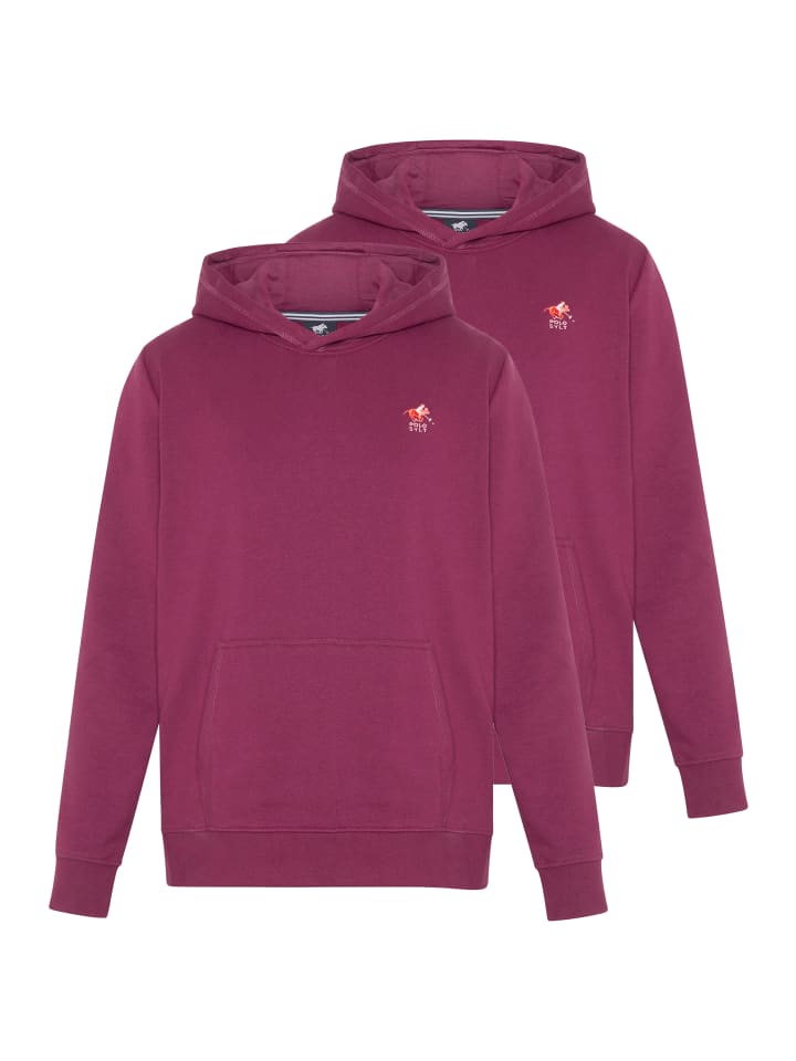 

Базовая толстовка/худи фиолетового цвета Polo Sylt, Фиолетовый, Базовая толстовка/худи фиолетового цвета Polo Sylt