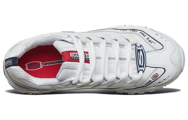 Кроссовки d lites leisure shoes gs white Skechers, белый — фото 4