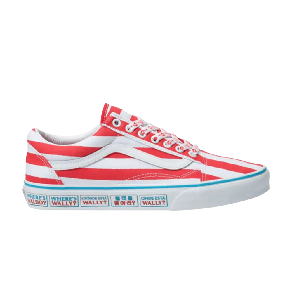

Кроссовки Where's Waldo x Old Skool Vans, белый