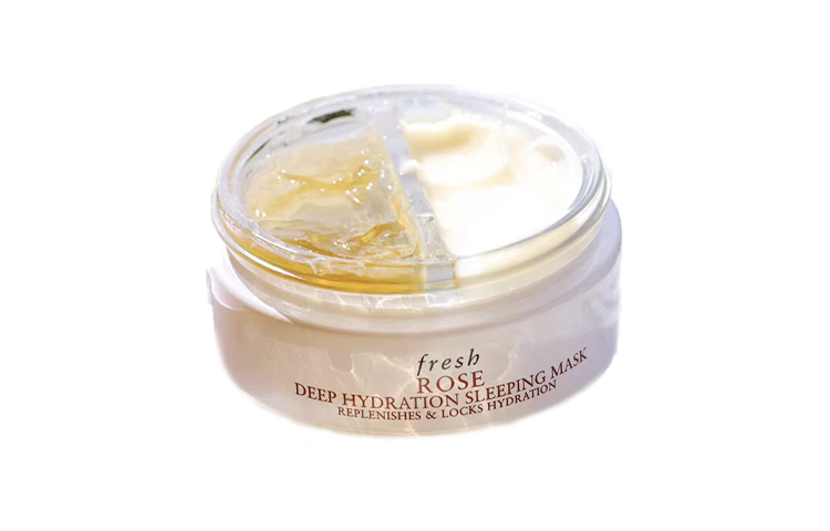 

Fresh Розовая питательная маска для сна с двумя отделениями Hot Pot подтягивающая, увлажняющая, антиоксидантная 30 мл/70 мл