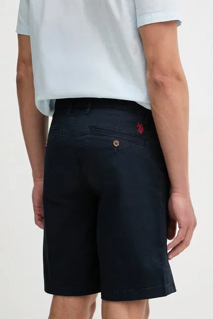 Шорты классические чинос U.S. Polo Assn., синий — фото 3