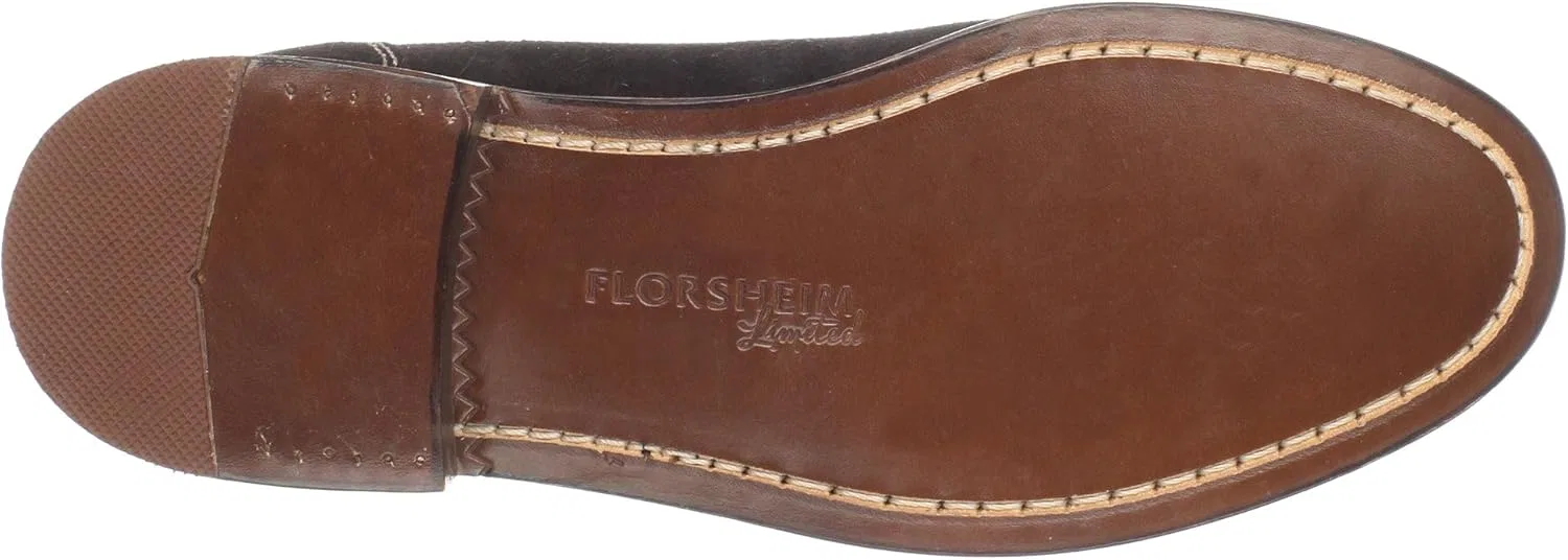 Лоферы с кисточкой Florsheim, коричневая замша — фото 4
