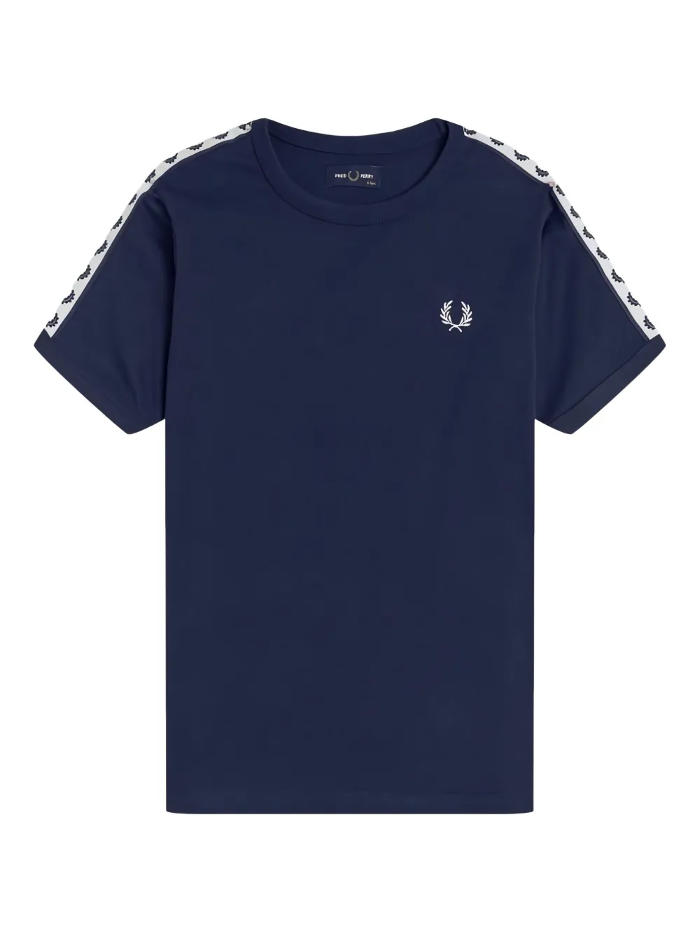 

Футболка из хлопка с рукавами-крылышками Fred Perry Kids, синий