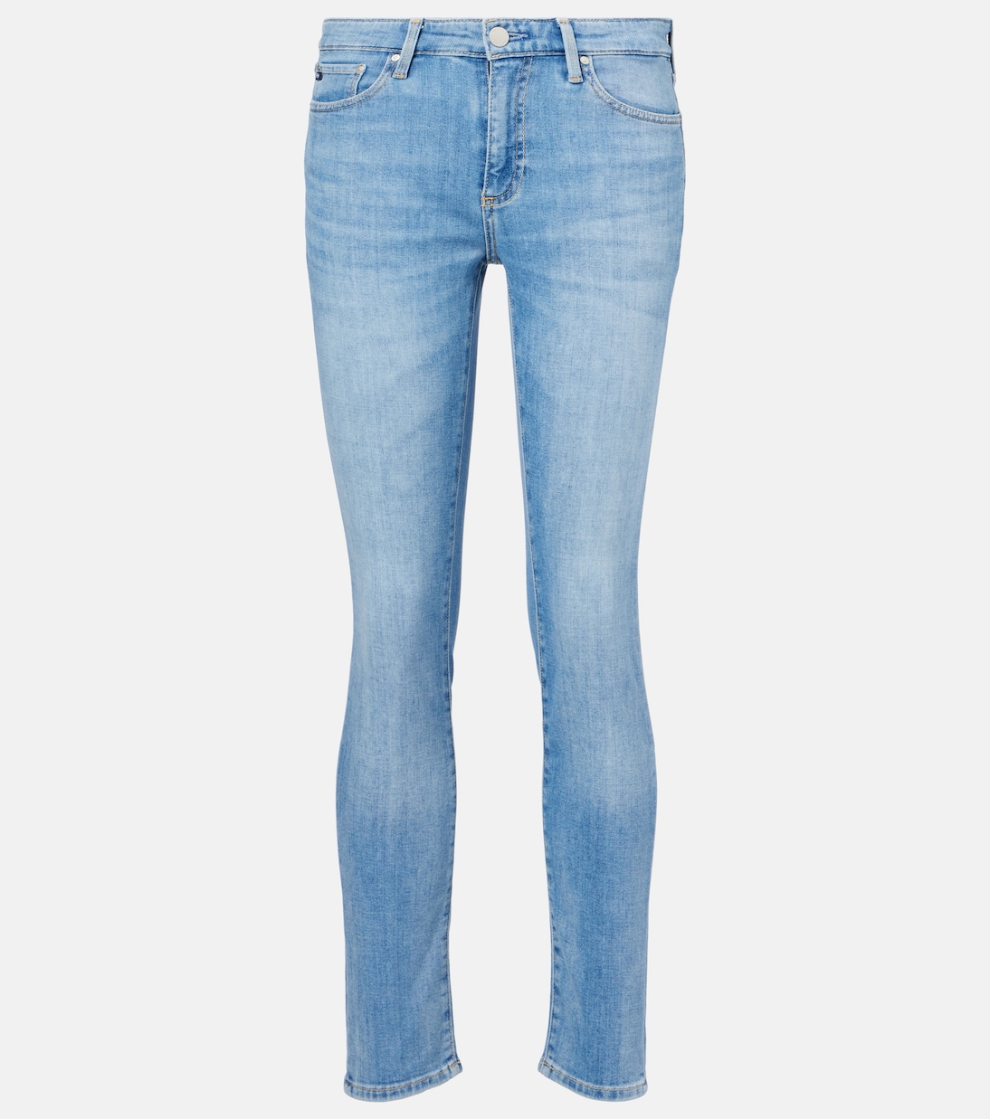 

Джинсы скинни Prima Ankle средней посадки AG Jeans, Wooster Street