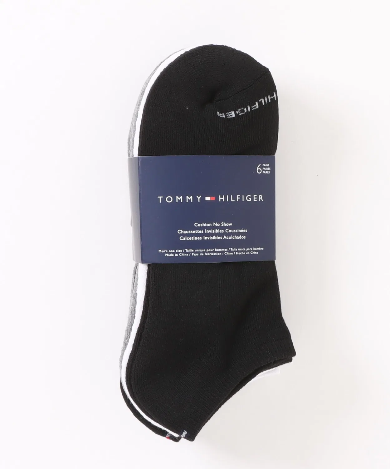 Носки мужские 6 пар Tommy Hilfiger серые