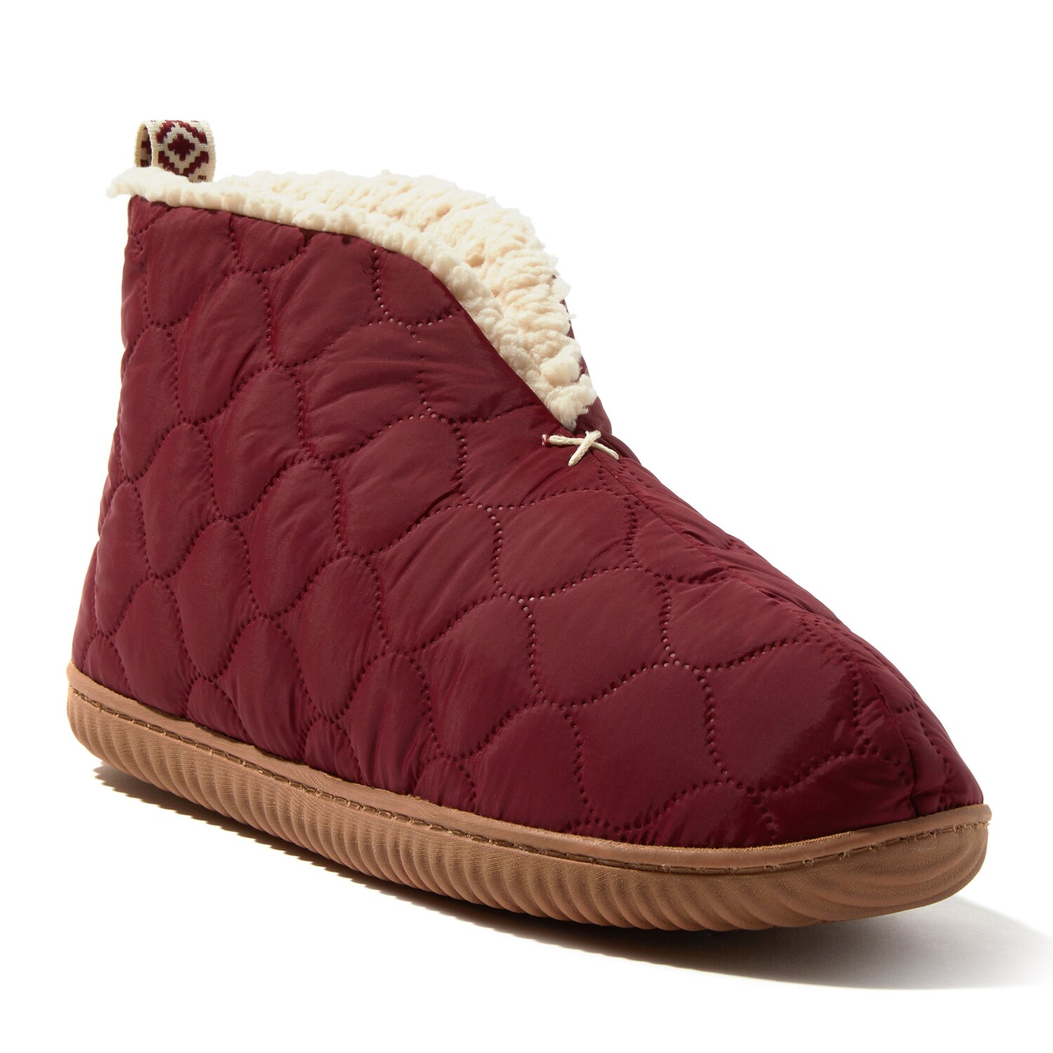 

Мужские утепленные тапочки Dearfoams, цвет Cabernet
