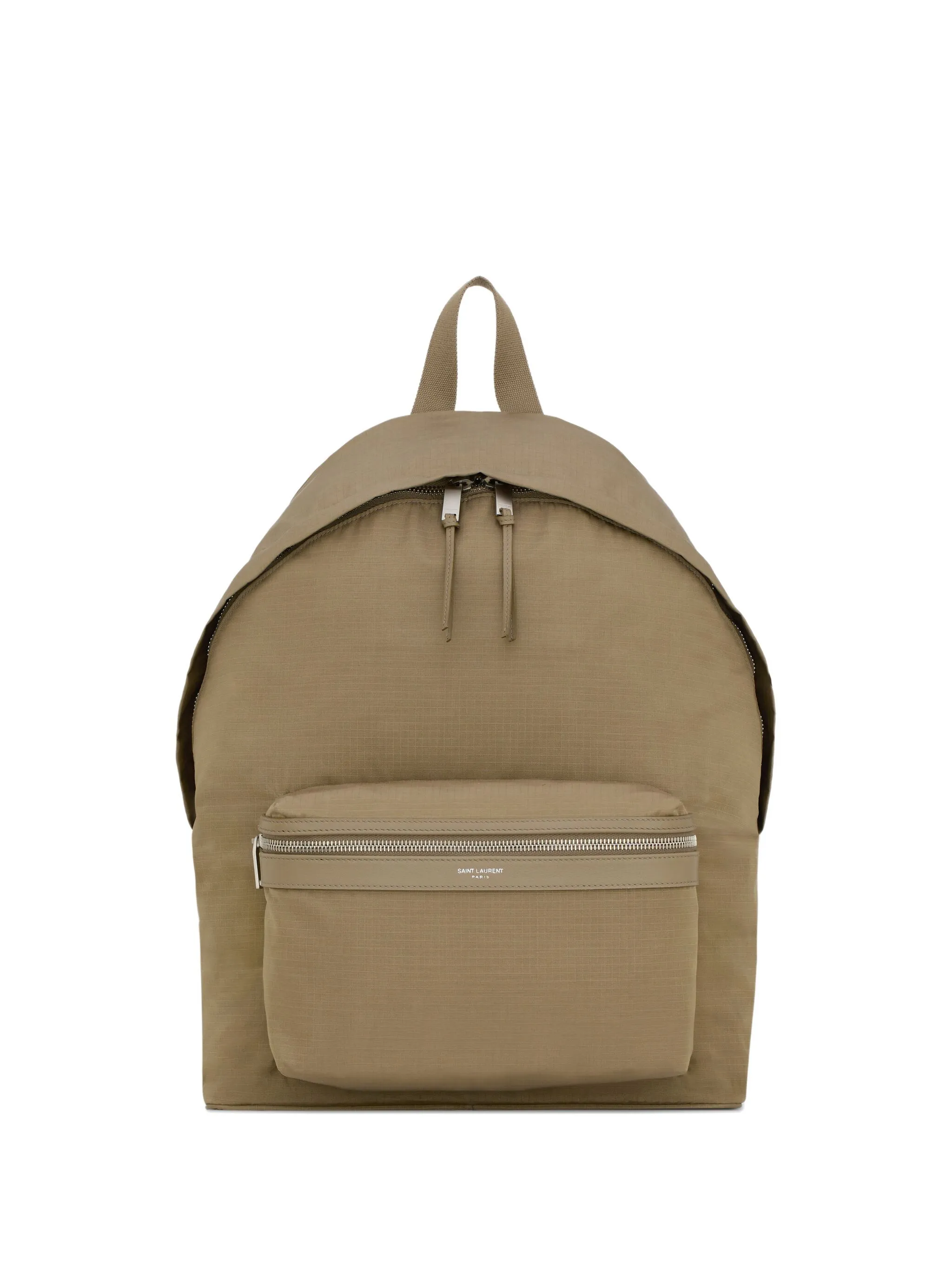 

Рюкзак с логотипом Saint Laurent, бежевый