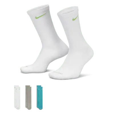 

Носки Nike Everyday Plus Cushioned Training Crew (3 шт), разноцветный