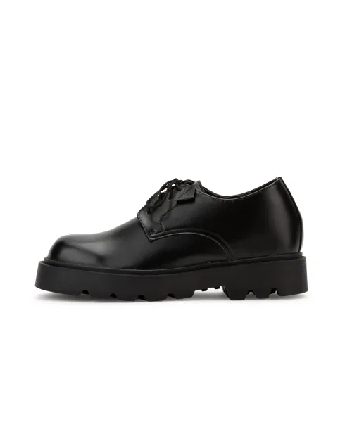 Мужские туфли DIFFERSHOE Derby 7CM Glossy Black — фото 3