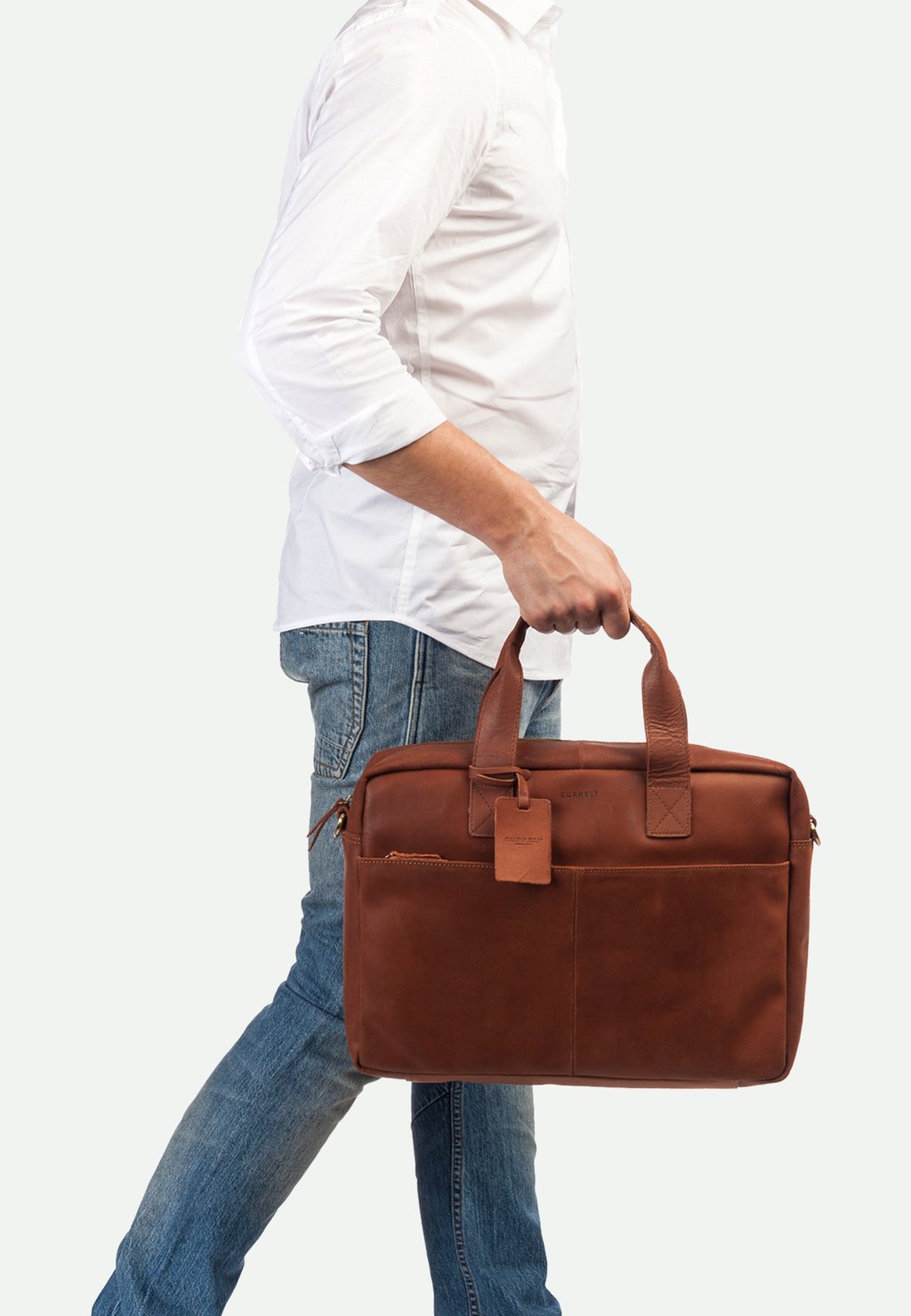 

Сумка для ноутбука FUNDAMENTALS VINTAGE 15.6 inch - Briefcase Burkely, цвет Cognac