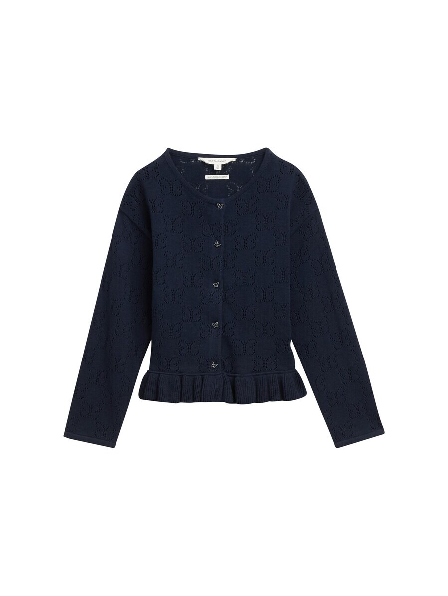 

Вязаный кардиган TOM TAILOR Knit Cardigan, морской синий