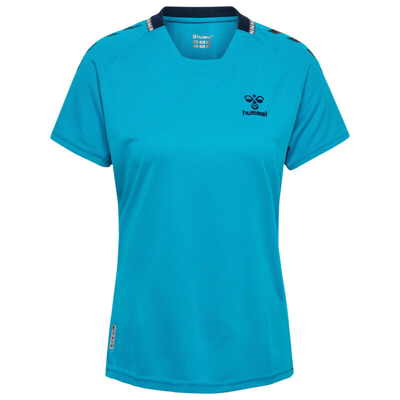 

Спортивная футболка Hummel, цвет pazifikblau/dunkelblau