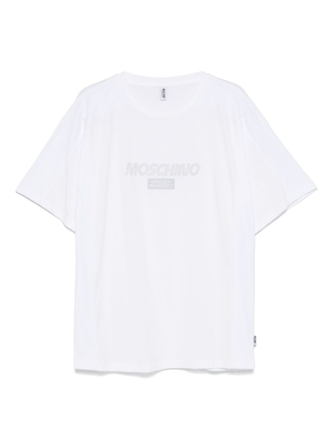 

Moschino футболка с логотипом, белый