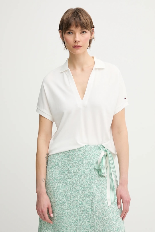 

Поло Tommy Hilfiger, белый