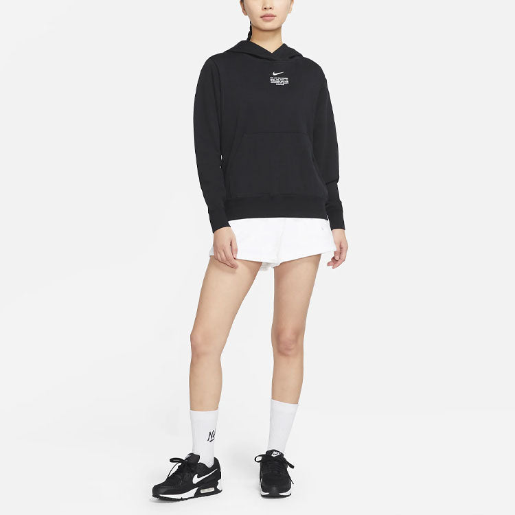 Худи (WMNS) AS W Nike Sportswear SWSH PO Hoodie Black — фото 3