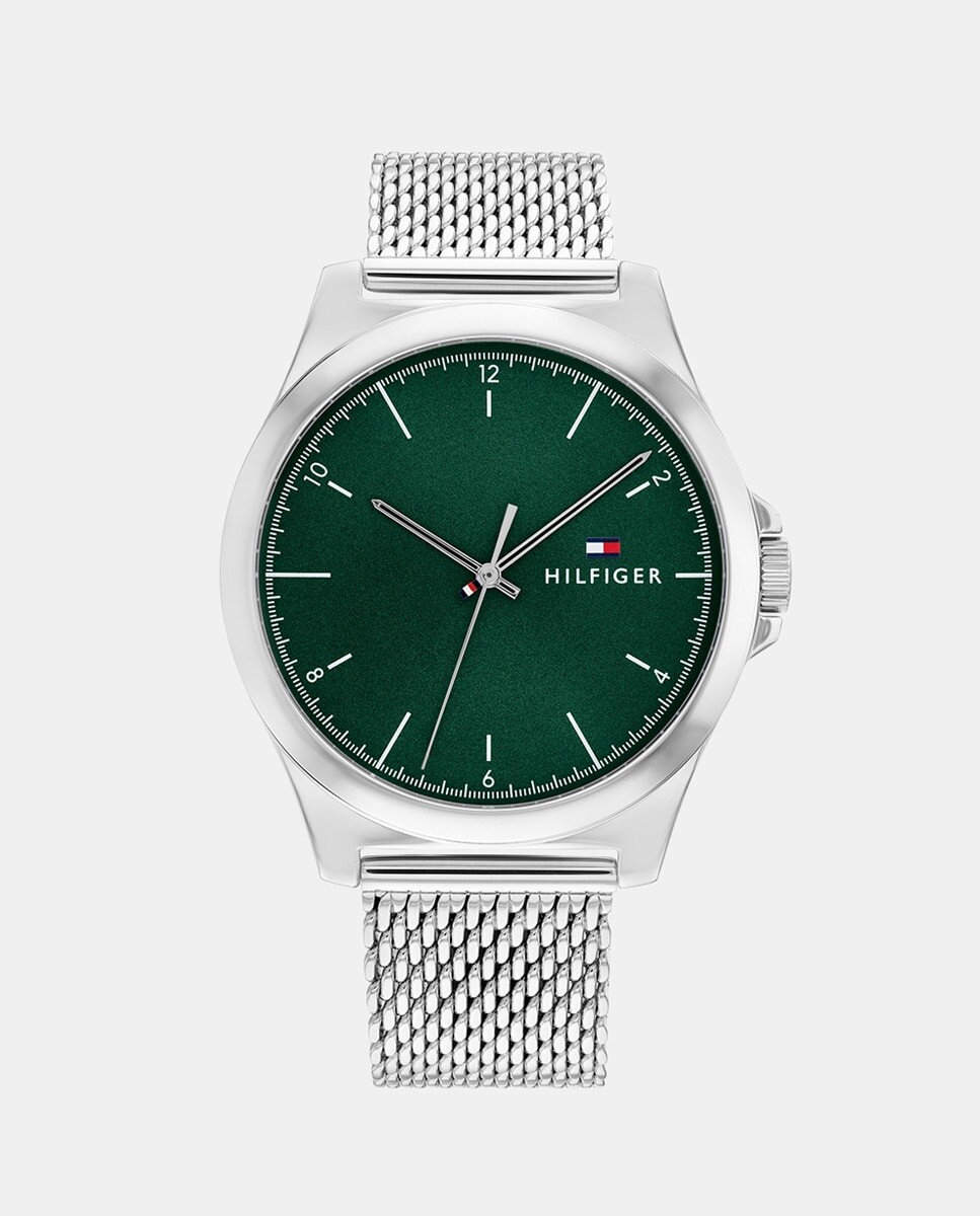 

Norris 1710548 Мужские часы со стальной сеткой Tommy Hilfiger, серебро
