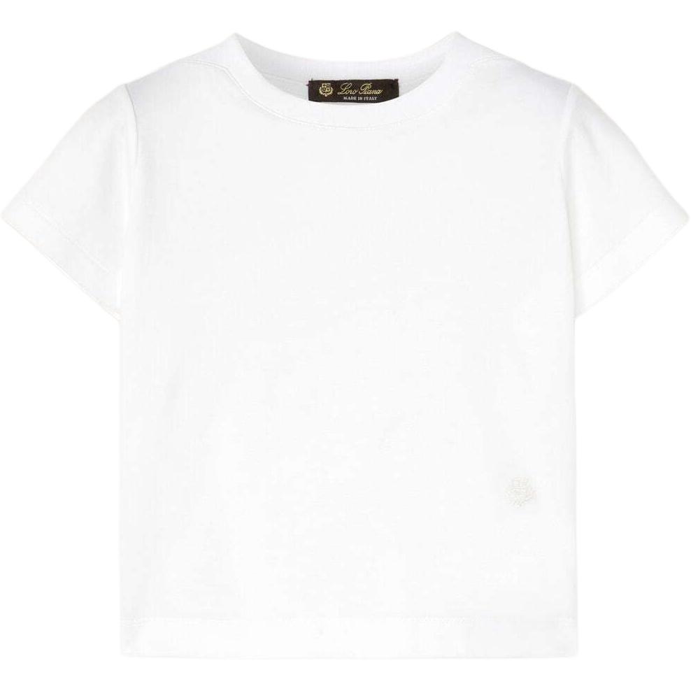 Loro Piana Футболка FW24 White Kids' — фото 3